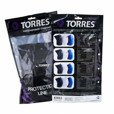 Наколенники спортивные TORRES Comfort PRL11017XS-02 размер XS черный 